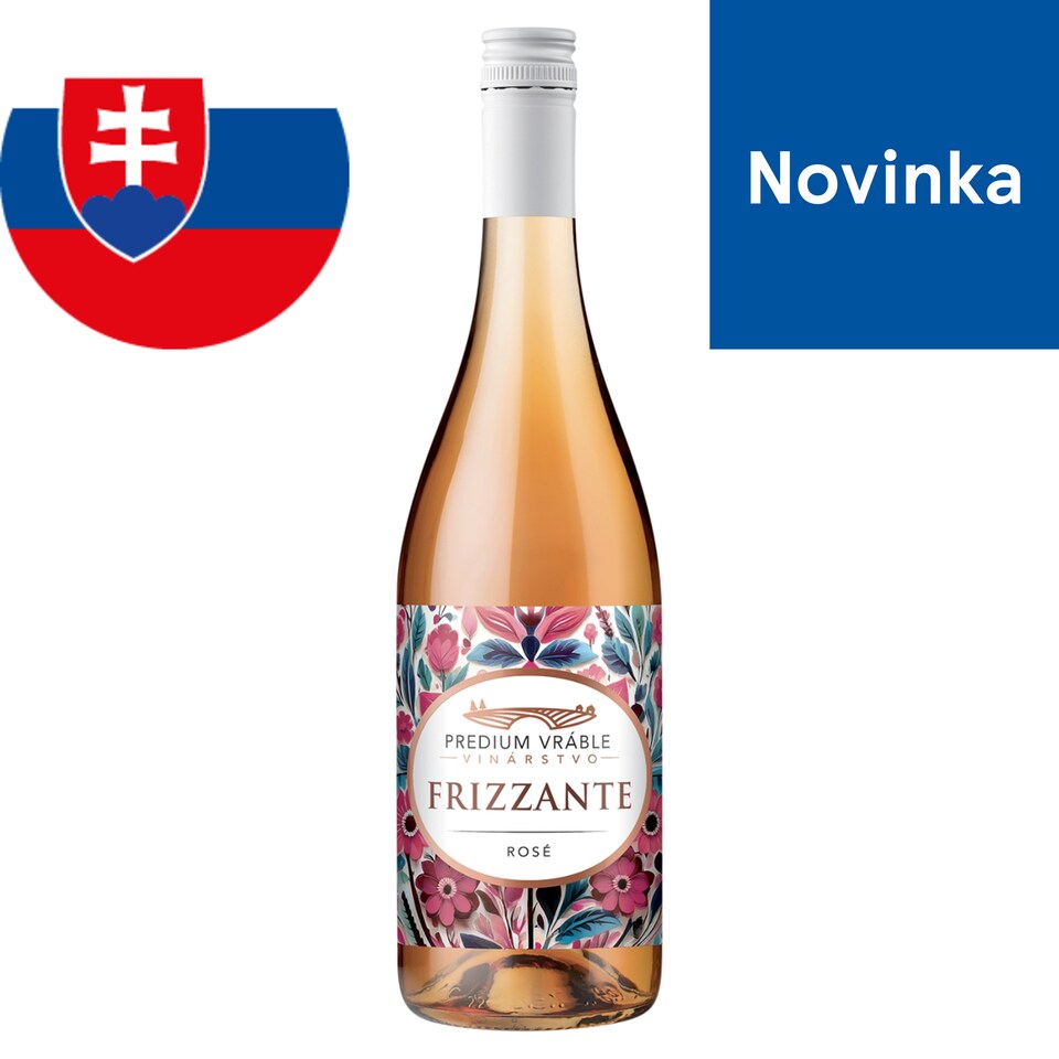 Predium Vráble Predium Frizzante Rosé Semi-Dry Rose Wine 0.75 L