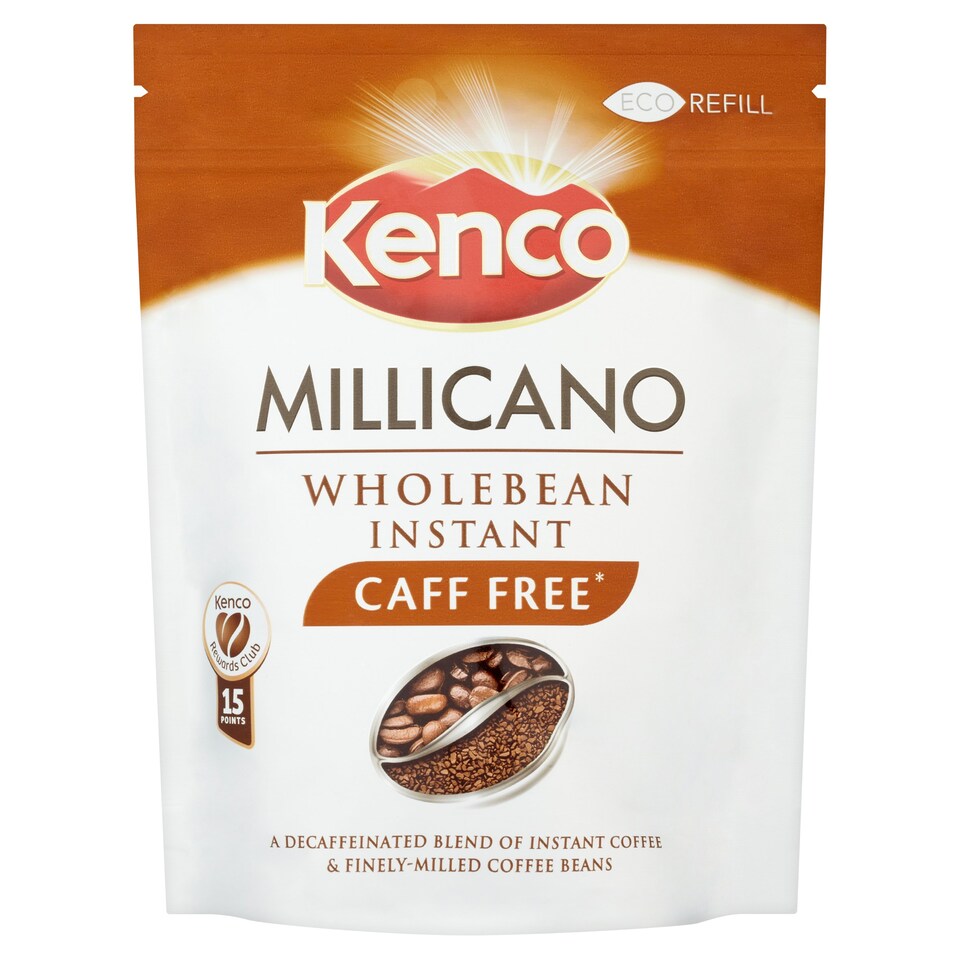 Kenco Millicano Caffeine Free Instant Coffee Refill 85G