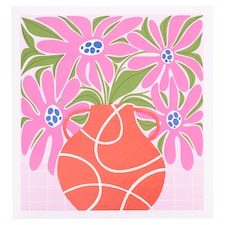 The Art File Blank Card Flowers