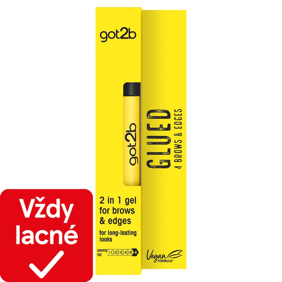 obrázok 1 z got2b Glued 4 Brows & Edges gél na obočie a baby vlásky 2v1 16 ml