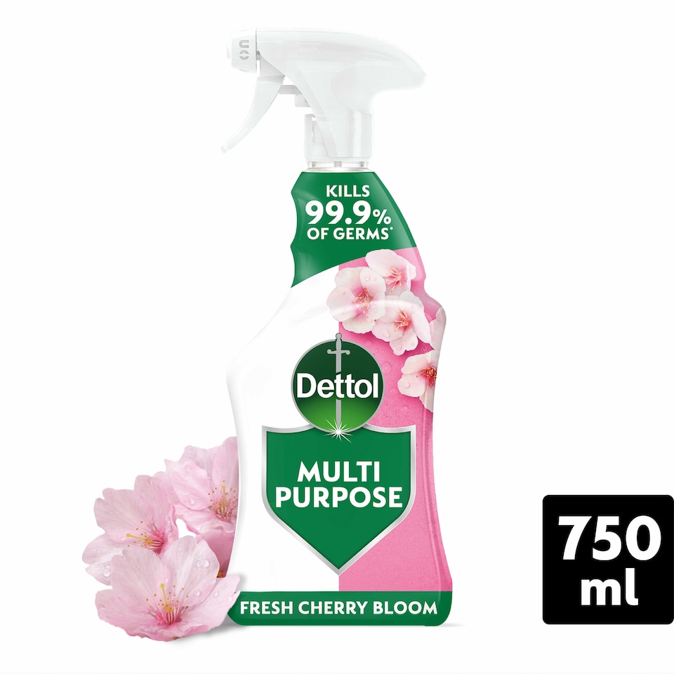 image 1 of Dettol Multipurpose Cleaning Spray Fresh Cherry Bloom 750ml