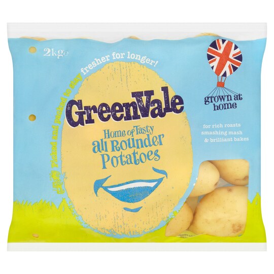 GREENVALE POTATOES 2KG