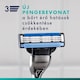 Gillette Mach3 Férfi Borotvabetétek, 5 Gillette 3 Pengés Borotvabetétek  4. kép