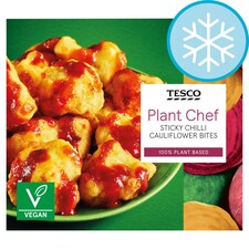 Tesco Plant Chef Sticky Chilli Cauliflower Bites 220G