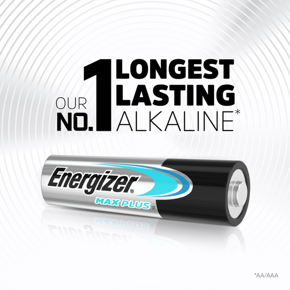 image 1 of Energizer Max Plus AA 4Pk