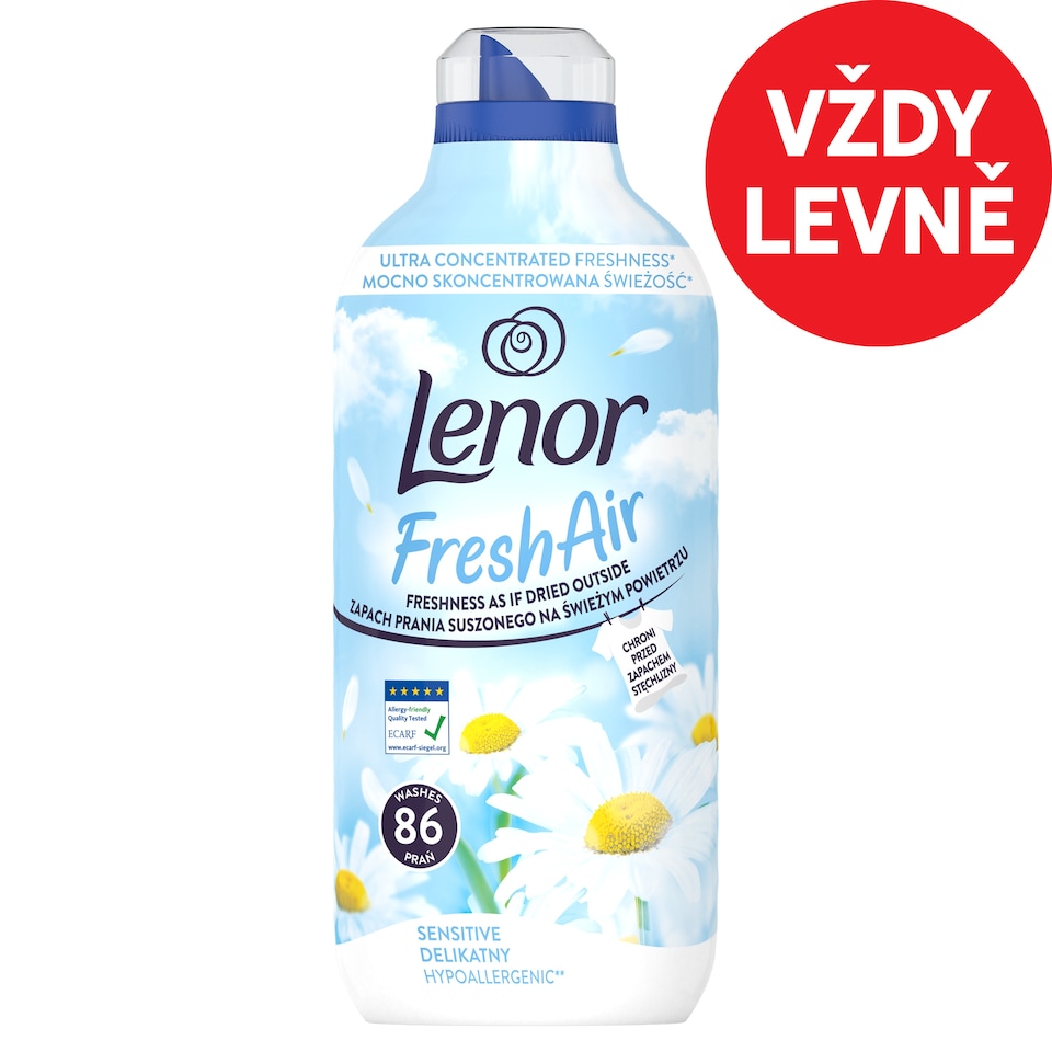 Obrázek 1 pro produkt Lenor Fresh Air Aviváž 86 Praní, Sensitive