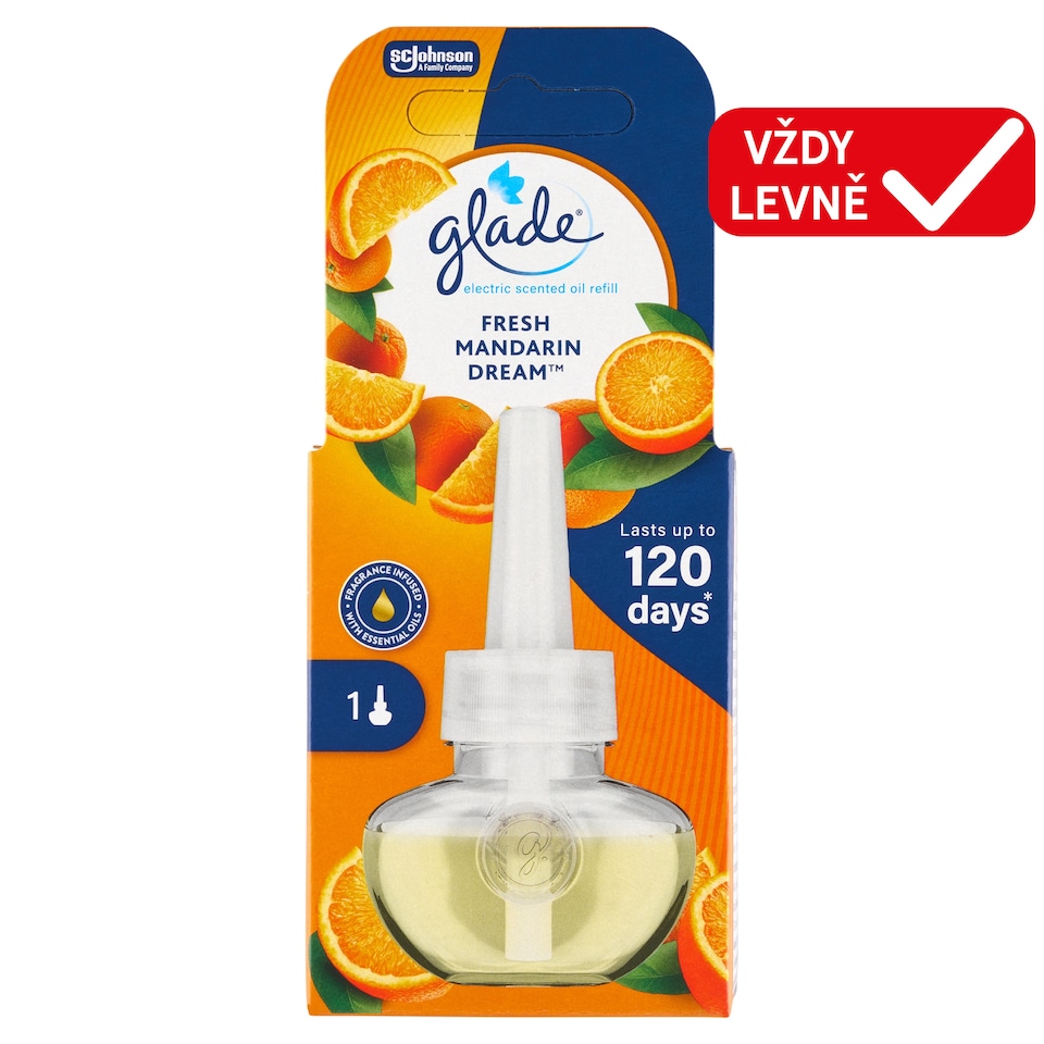 image 1 of Glade Fresh Mandarin Dream Refill Electric Liquid Air Freshener 20ml