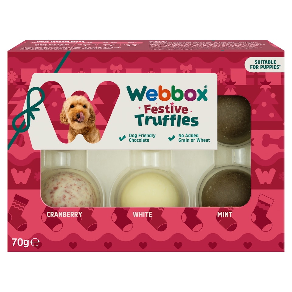 Webbox Christmas Truffles for Dogs 75g