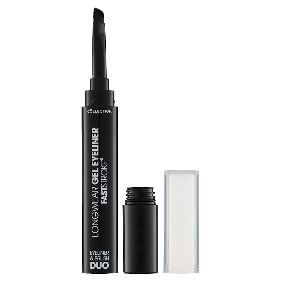 image 1 of Collection Fast Stroke Longwear Gel Eyeliner & Brush Duo 1 Black