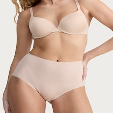 F&F 5-Pack Microfibre No VPL Full Brief Knickers in Black