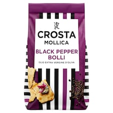 Crosta & Mollica Black Peppercorn Bolli Crackers 150G