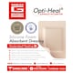 image 1 of Neo G Opti-heal Silicone Foam Wound Dressing Pk3