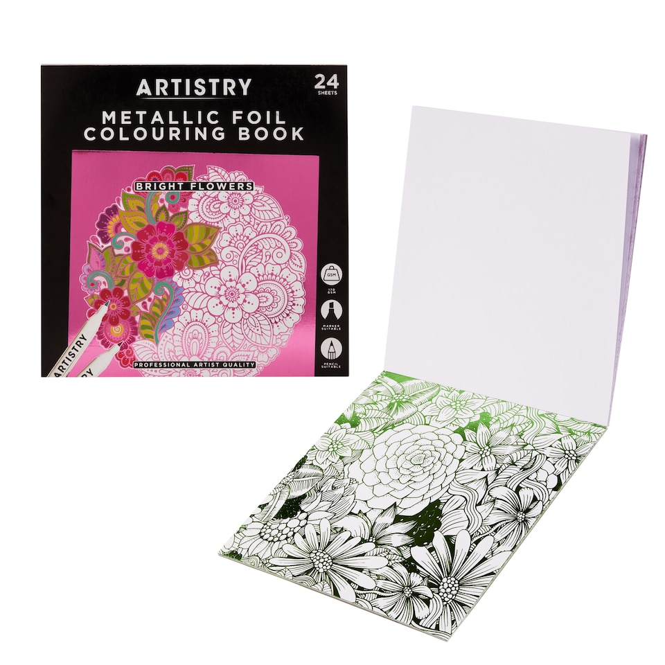 image 1 of Artistry Assorted Golden Colouring Book