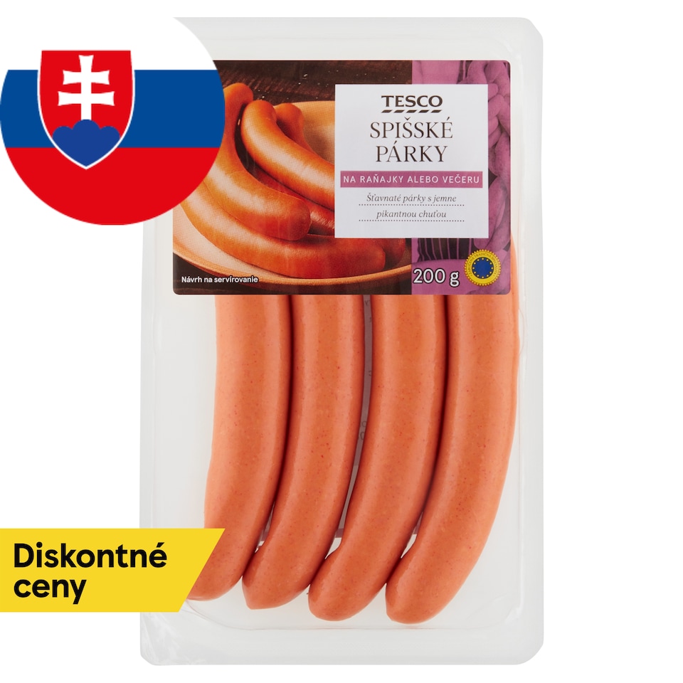 Tesco Spiš Sausages 200 g