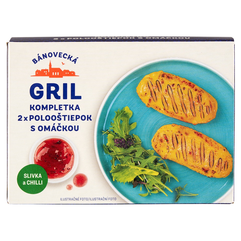 Milsy Grill Készlet grillezett sajtszeletek 2 x 100 g szilvás-chilis szósszal 50 g