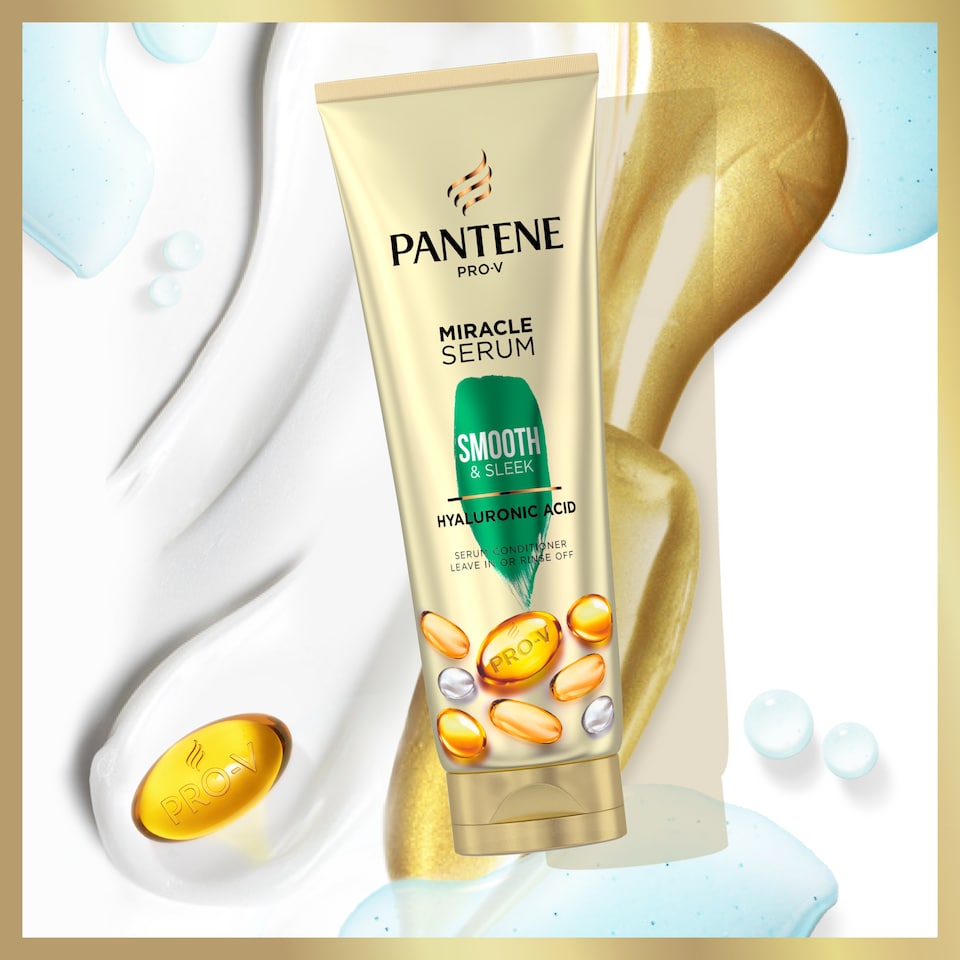 image 1 of Pantene Pro V Miracle Serum Smooth & Sleek 220Ml