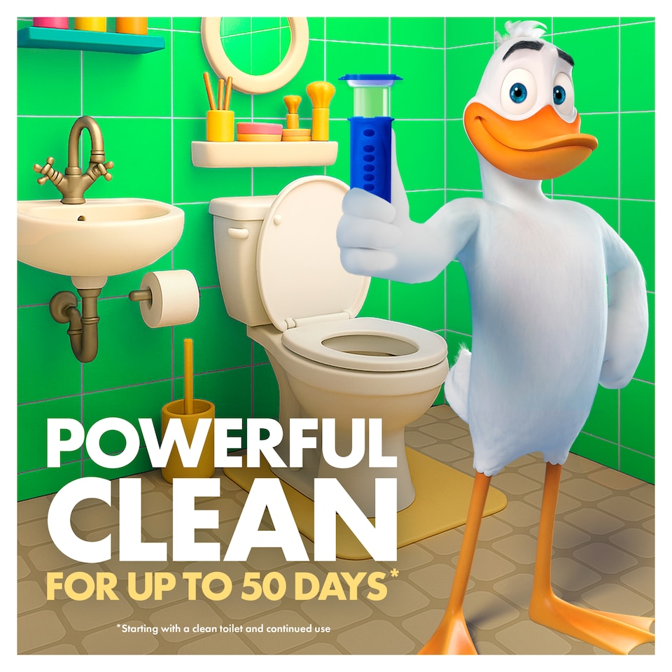 image 1 of Duck Fresh Discs Toilet Cleaner Refills - Lime 2 x 36ml