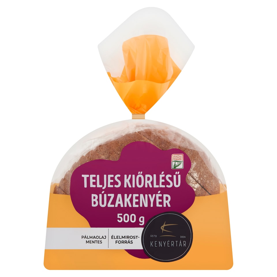 Kenyértár Wholemeal Sliced Wheat Bread 500 g