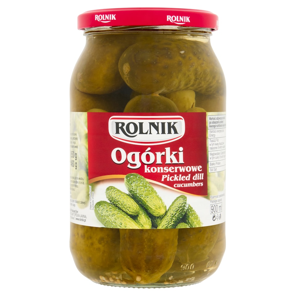 Rolnik Pickled Dill Cucumbers 850g