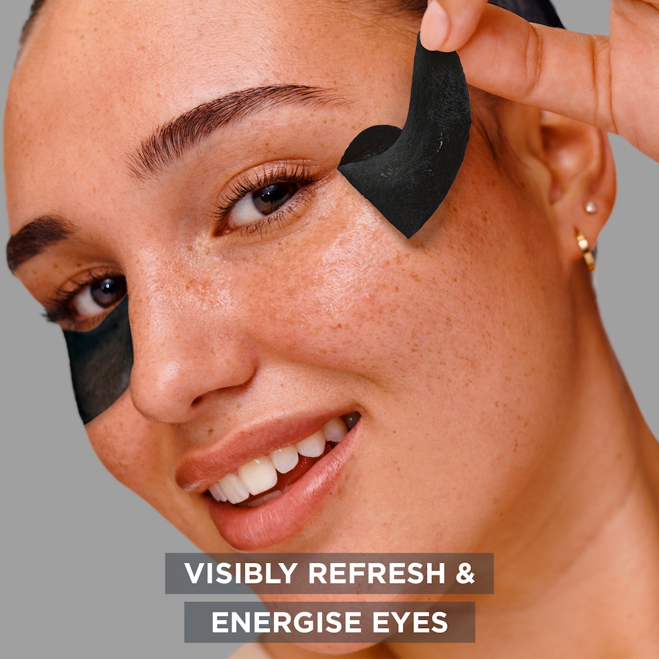 image 1 of Garnier Skinactive Caffeine & Charcoal Revitalising Eye Mask 5g