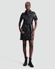 image 2 of F&F Faux Leather Belted Shirt Dress in Black