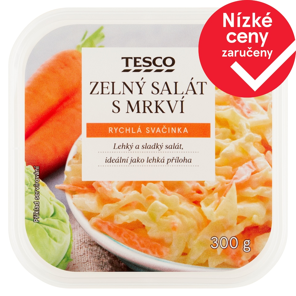 Tesco Zelný salát s mrkví 300g