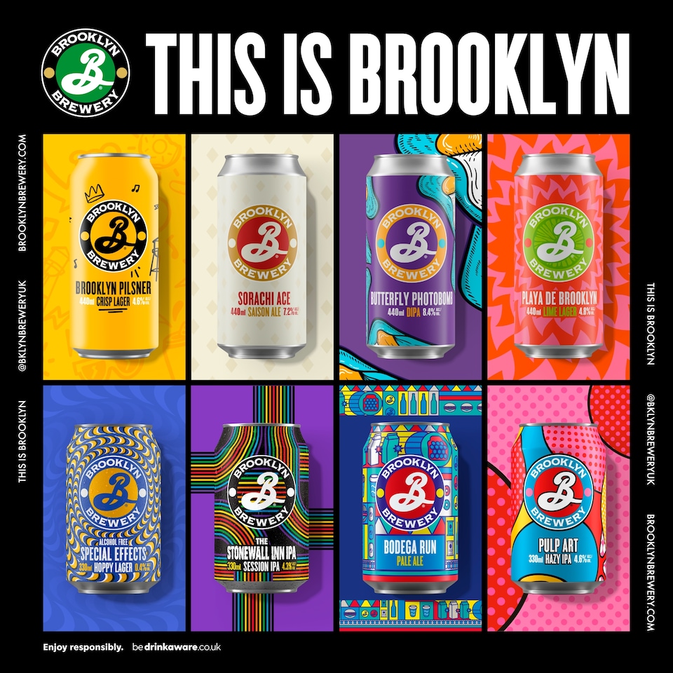 image 1 of Brooklyn Brewery Butterfly Photobomb Double IPA Beer Can 440ml 