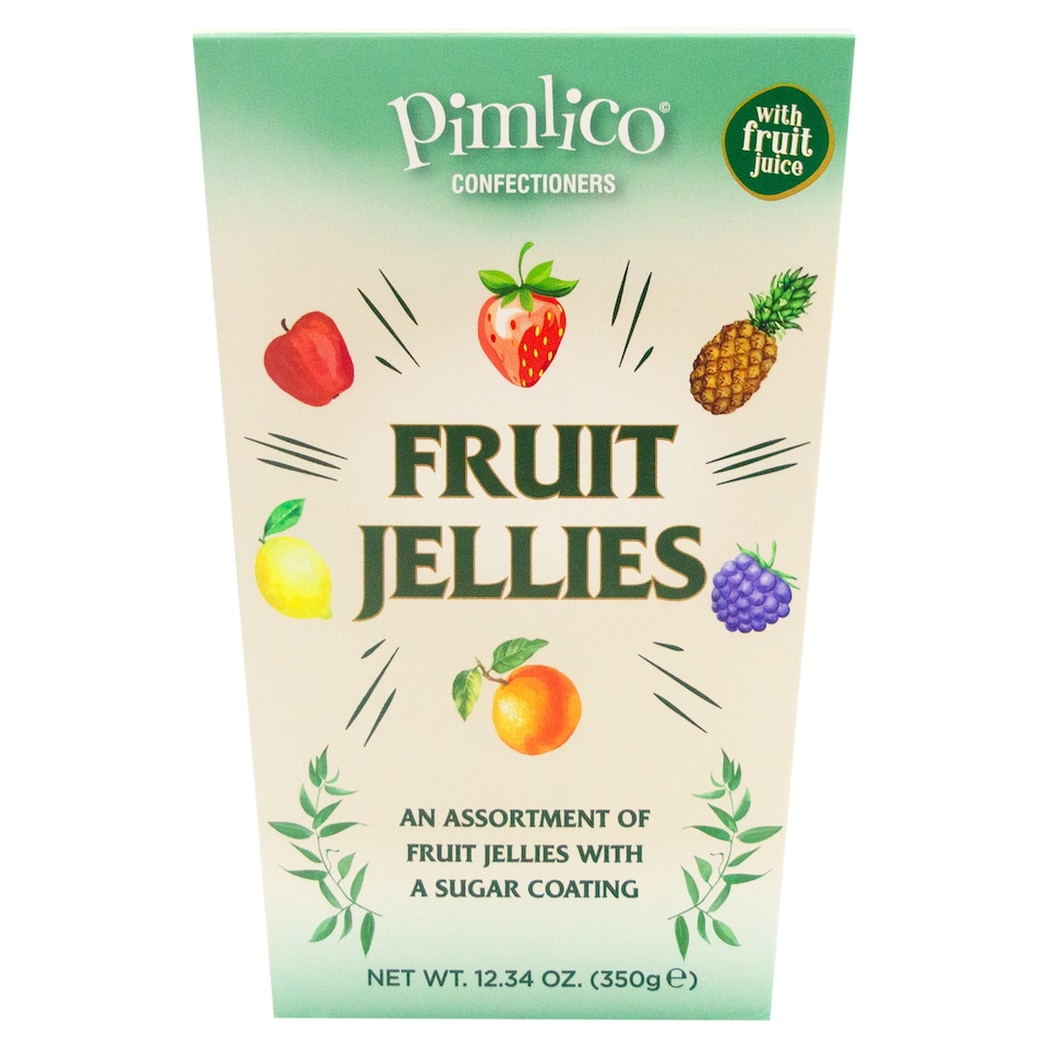 PIMLICO CONFECTIONERS FRUIT JELLIES BOX 350G