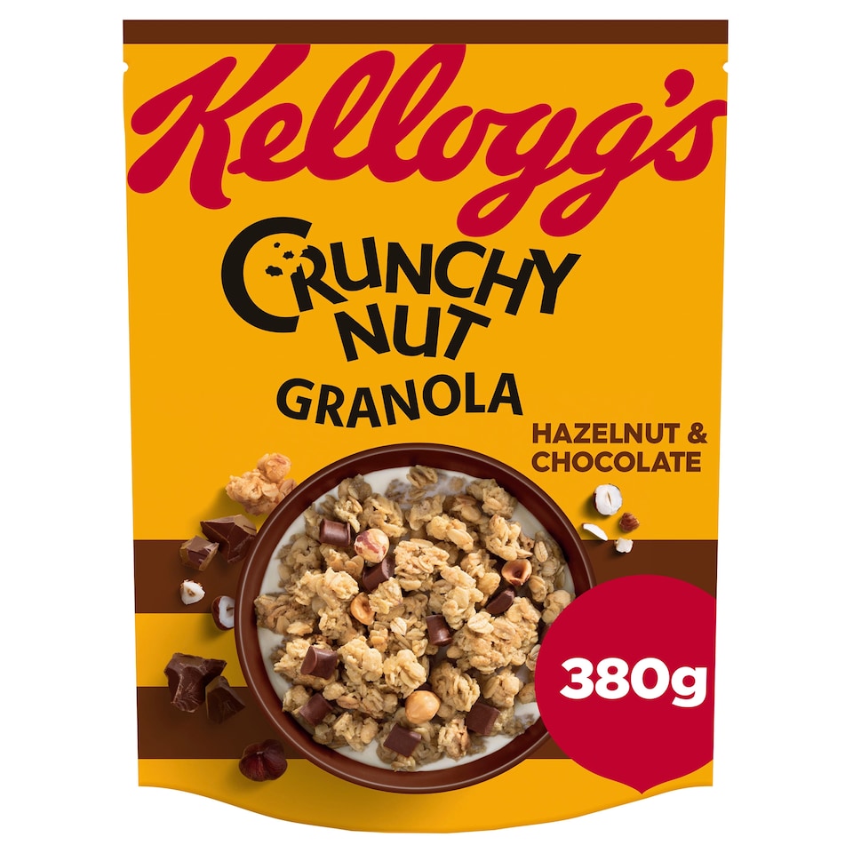 image 1 of Kellogg's Crunchy Nut Granola - Hazelnut & Chocolate 380g
