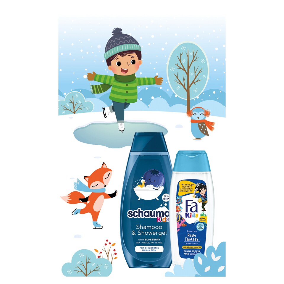 obrázok 1 z Vianočný balíček KIDS BOY (Fa sprchový gél + Schauma šampón)