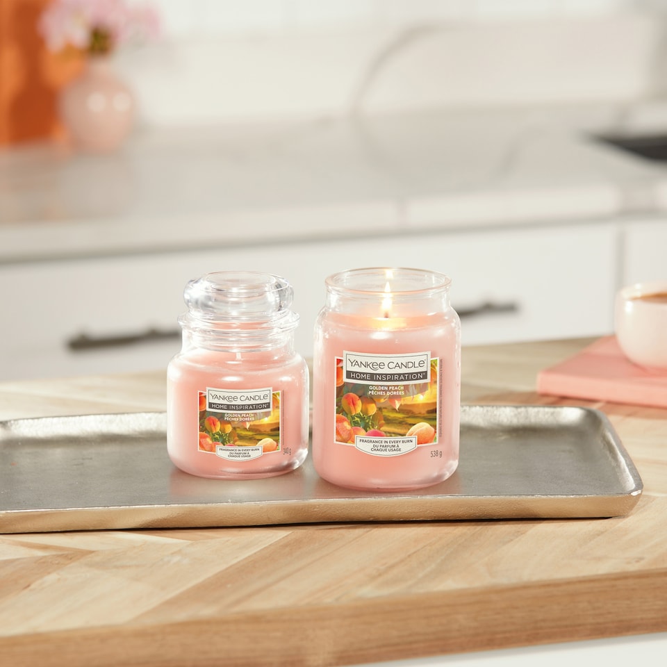 image 1 of Yankee Candle Golden Peach Medium Jar 340g