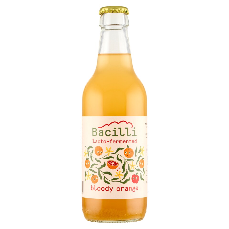 Bacilli Bio fermentovaná limonáda se šťávou z červeného pomeranče 330ml