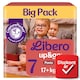 Libero Up&Go Big Pack bugyipelenka, méret: 7, 17+ kg, 32 db  1. kép