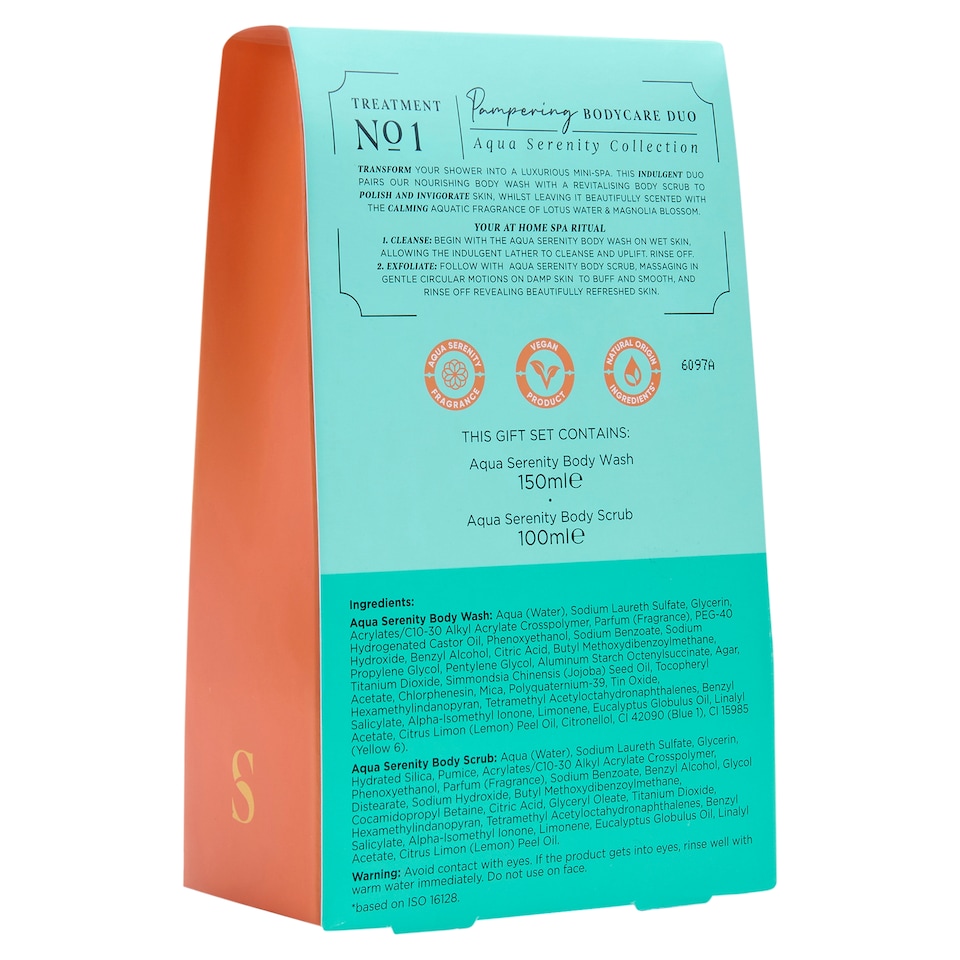 image 1 of Sanctuary Spa Aqua Serenity Pampering Bodycare Duo Gift Set