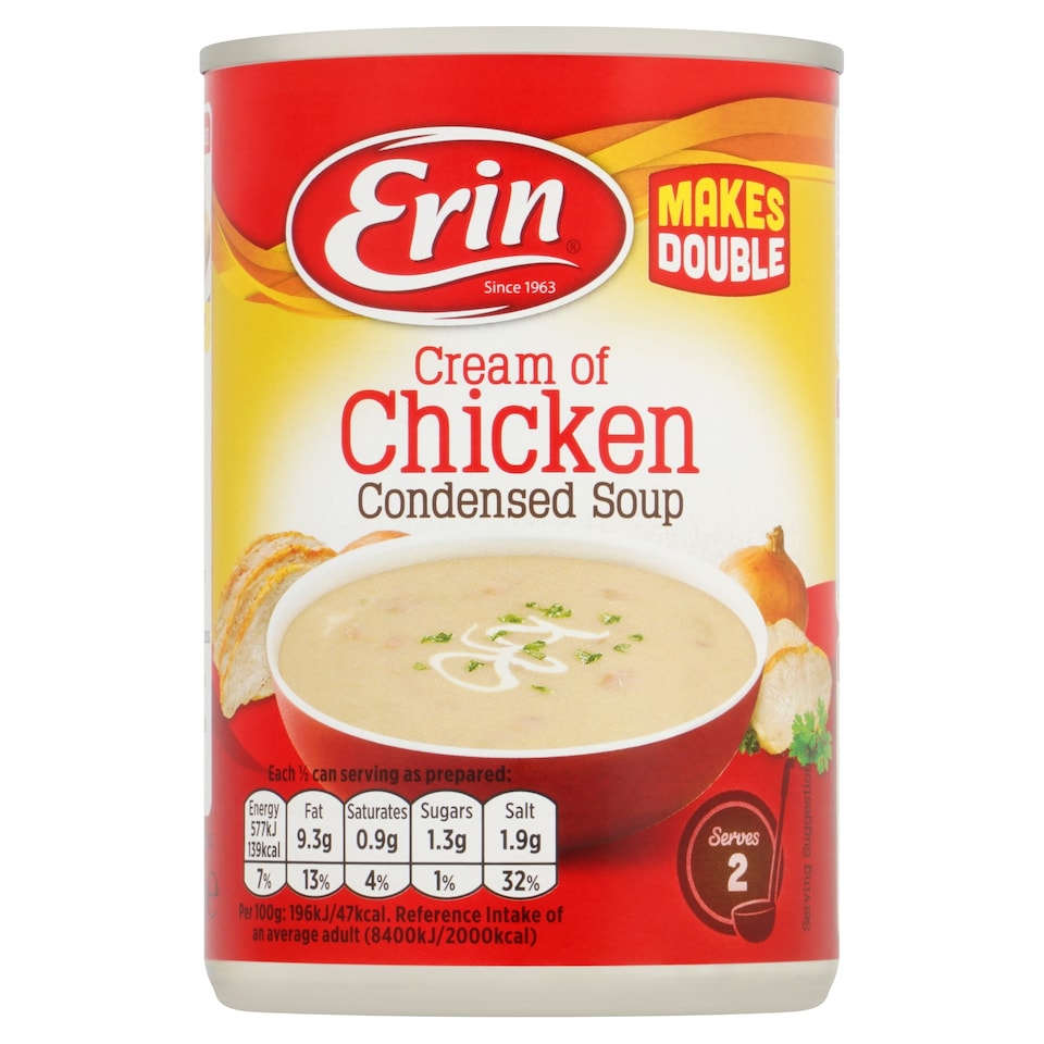 Erin Condensed Cream Of Chicken Soup295g