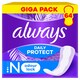 image 1 of Always Dailies Panty Liners Protect Normal 64 Pack
