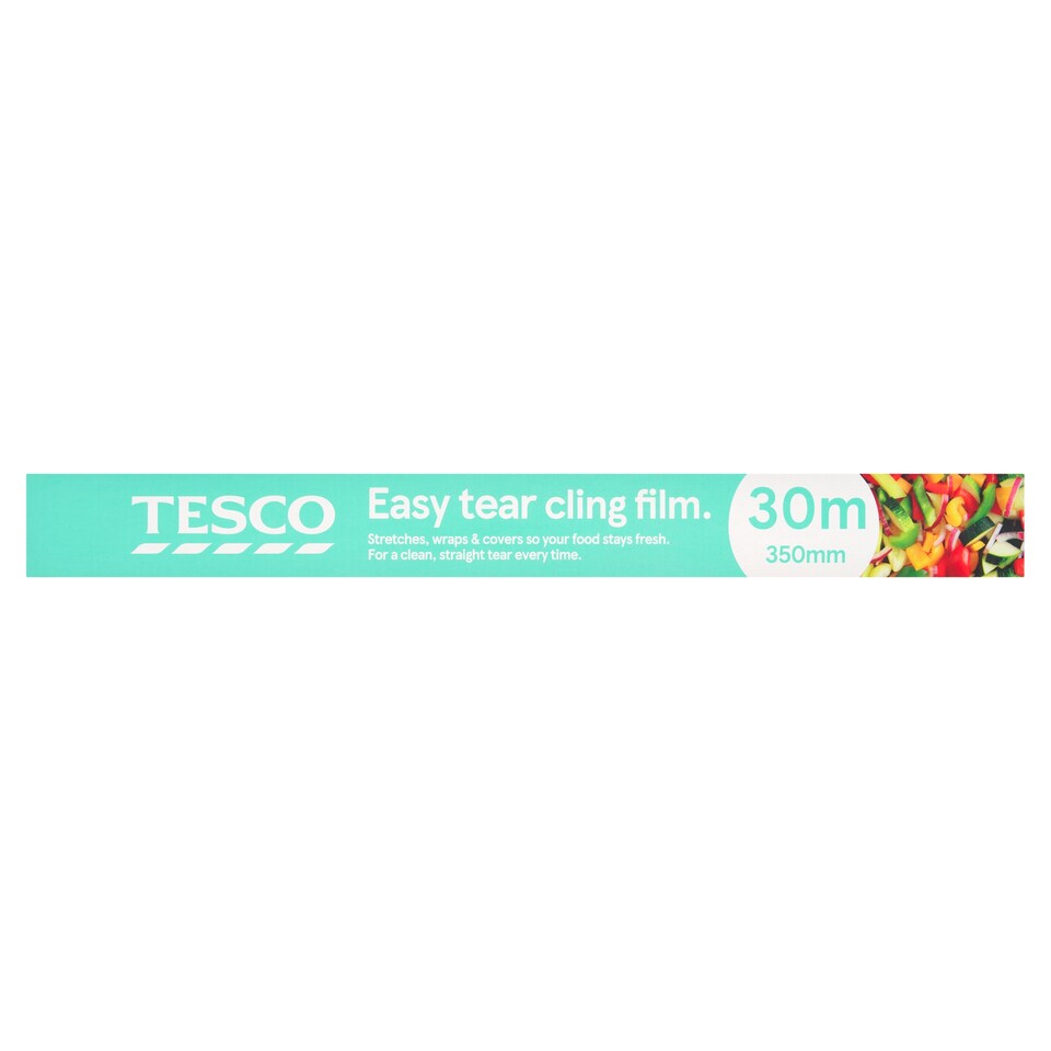 Tesco PVC Free Easy Tear Cling Film 30m x 350mm