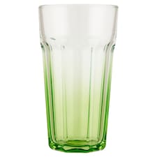 Tesco Home Ombre zelený pohár na sodu 660 ml