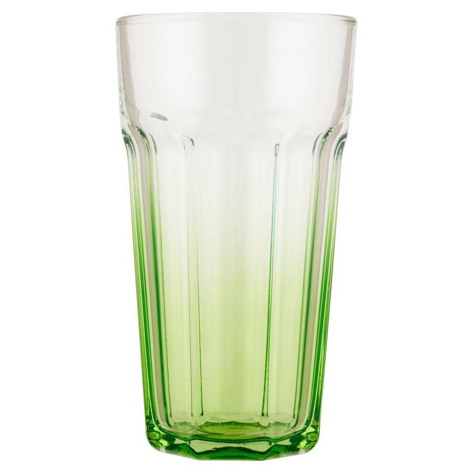Tesco Home Ombre zelený pohár na sodu 660 ml
