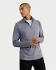 image 2 of F&F Active EVERYHOUR Regular Fit Half Zip Long Sleeved Top  in Grey