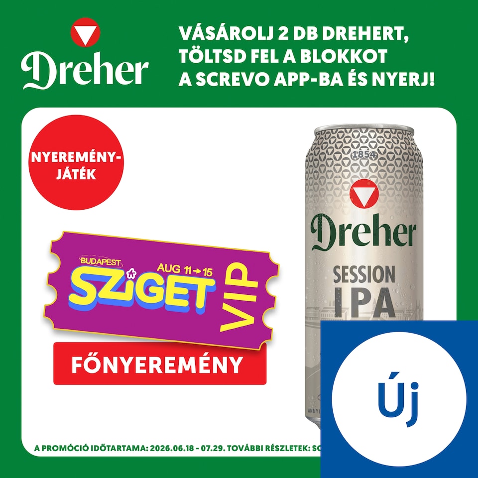 Dreher Session IPA Still Fermented Lager Beer 5% 0,5 l