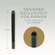image 3 of Parker Fountain Pen Refills, Long Black Cartridges, 10 Count