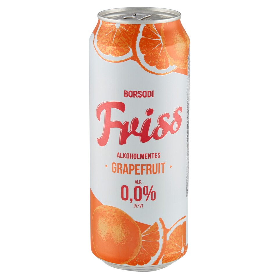 Borsodi Friss grapefruitos ital és alkoholmentes világos sör keveréke 0,5 l