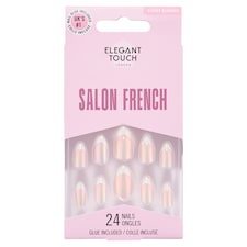 Elegant Touch Salon French Short Almond False Nails No. 166