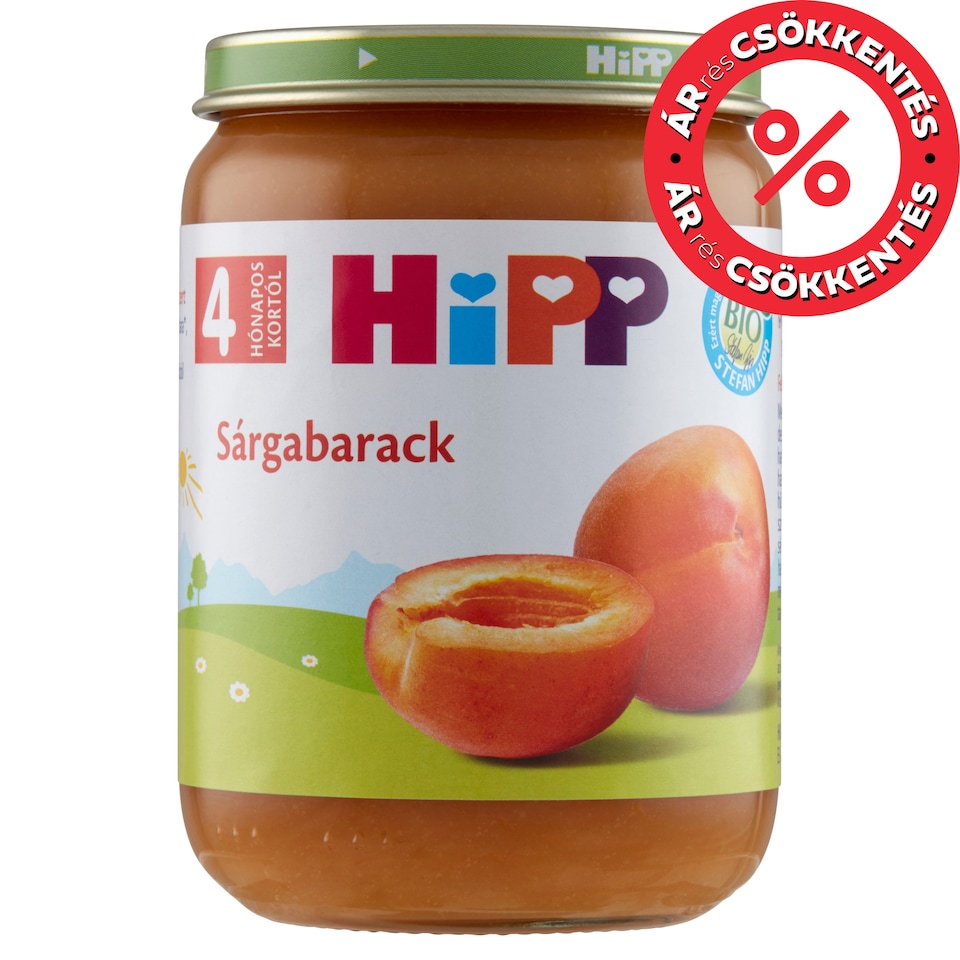 HiPP Organic Apricot Baby Dessert 4+ Months 190 g