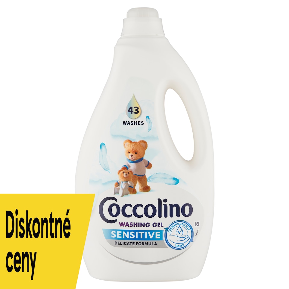 image 1 of Coccolino Sensitive Washing Gel 43 Washes 1.72 L