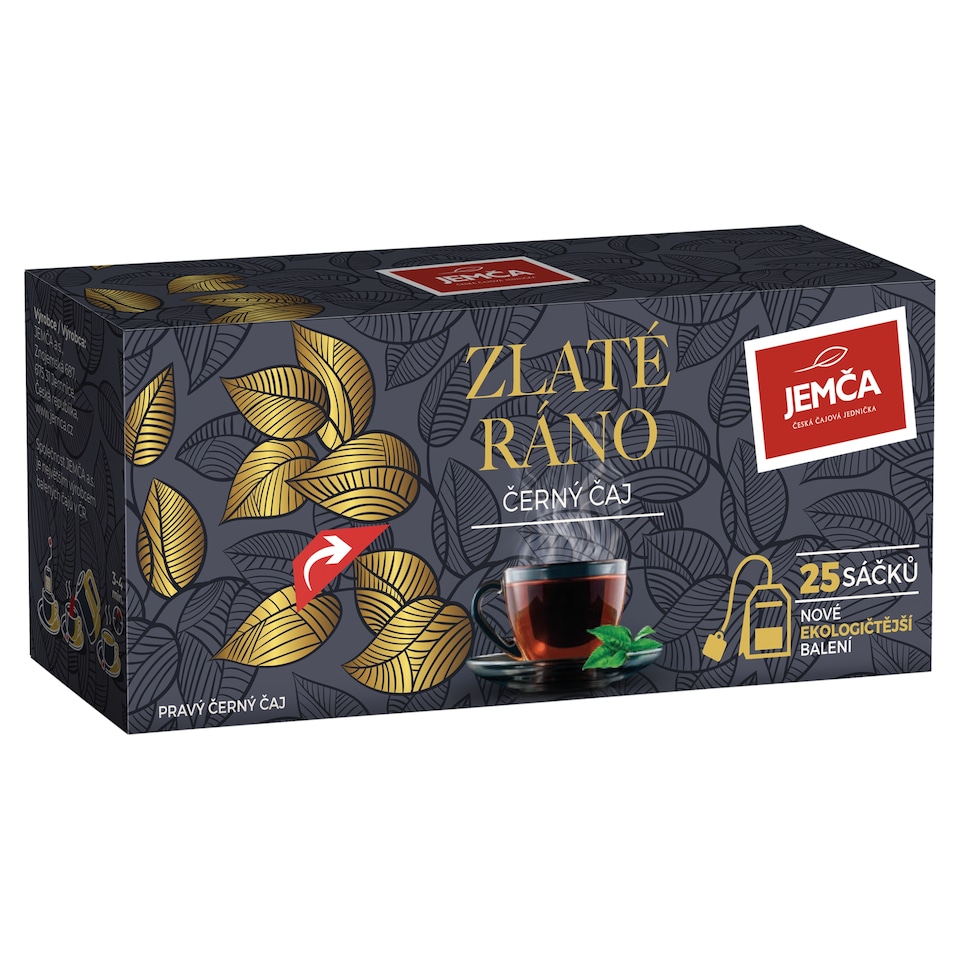 Jemča Zlaté ráno černý čaj 25 x 1,75g (43,75g)