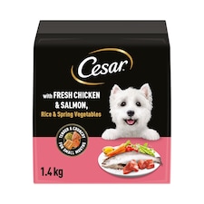 Cesar Dog Dry Adult Chicken, Salmon & Vegetables 1.4kg
