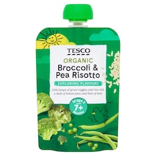 Tesco Broccoli & Pea Risotto Pouch 130g