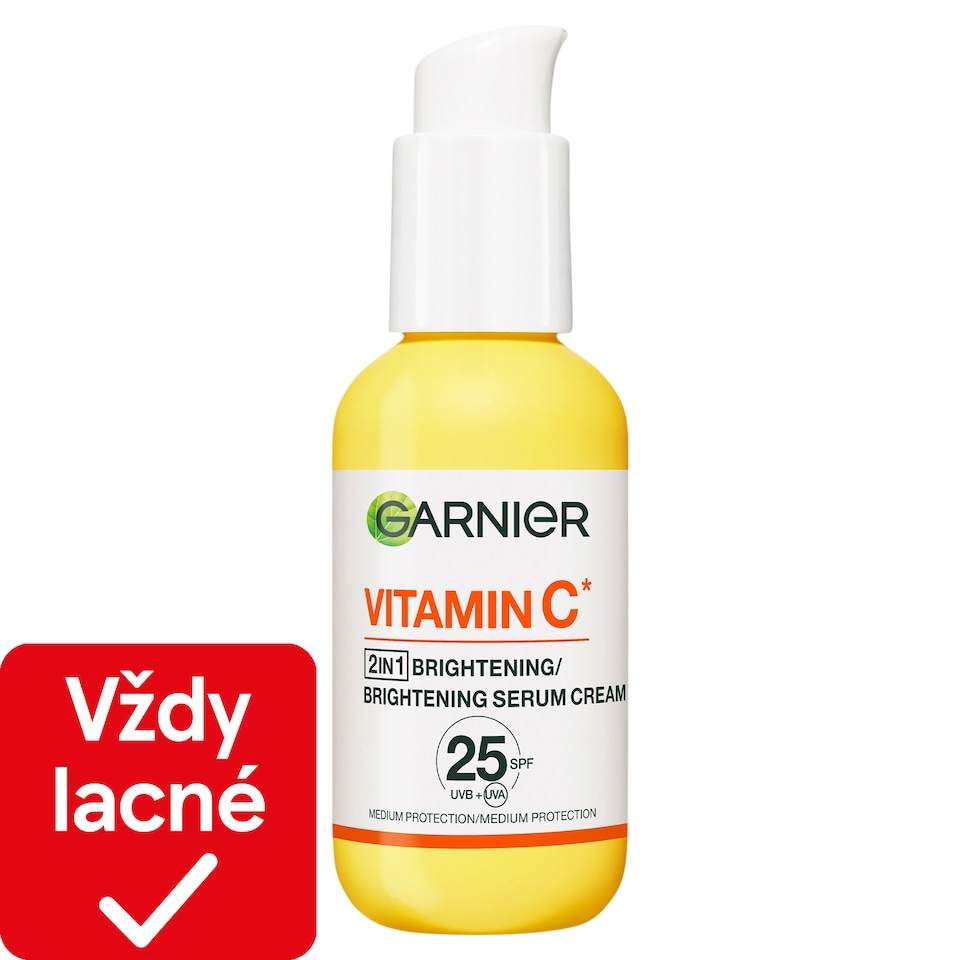 Garnier Skin Naturals Rozjasnňujúce sérum-krém 2v1 s vitamínom C 50 ml